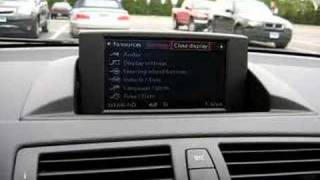 135i iDrive Display OpenClose [upl. by Huey]