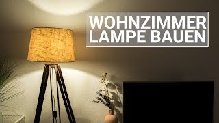 DIY Wohnzimmer Lampe bauen [upl. by Ardnauq]