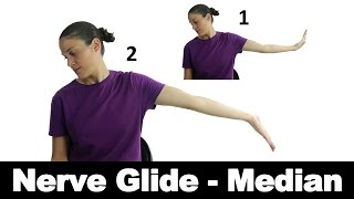 Nerve Glide  Median  Ask Doctor Jo [upl. by Marvella263]