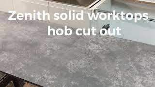 Zenith solid worktops hob cut out [upl. by Arvid995]