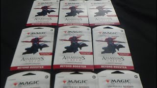 ASMR UNBOXING ASSASSINS CREED MAGIC THE GATHERING BEYOND BOOSTERS [upl. by Derby]