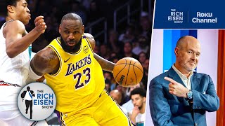 Rich Eisen Why LeBron James Remains a Marvel to Watch Even While Pushing 40  The Rich Eisen Show [upl. by Boles]