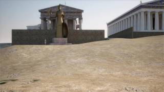 Acropolis Athens Greece reconstruction [upl. by Mic]