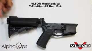 Vltor A5 Buffer System 7 vs 6 Position  Stock Compatibility Test [upl. by Lesley]