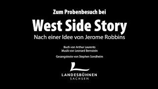 West Side Story  Proben  Landesbühnen Sachsen [upl. by Hillary]