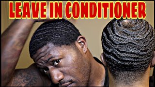 360 WAVES MEDIUM HAIR HOW TO USE LEAVE IN CONDITIONER NATURAL HAIR [upl. by Alehs294]