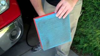 Air filter maintenance on 2007 Nissan Frontier [upl. by Risley]