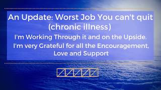 Feeling Better After Depression with Chronic Illness the Job You Cant Quit [upl. by Ardnot]