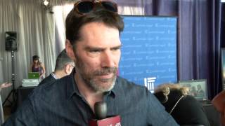 Criminal Minds Director and Actor Thomas Gibson talks real life drama at the GBK Lounge [upl. by Ybrek110]