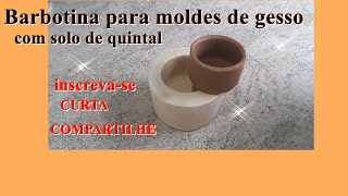 Como fazer Barbotina Argila liquida para moldes de Gesso [upl. by Luwana]