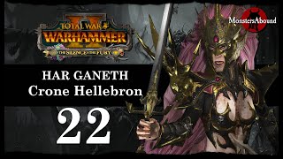 Total War Warhammer 2 Mortal Empires  Har Ganeth Crone Hellebron Campaign 22 [upl. by Chassin535]