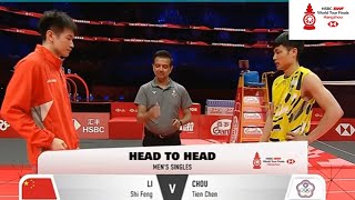 Li Shi Feng chn vs Chou Tien Chen tpe  HSBC BWF World Tour Finals 2024 [upl. by Sahpec131]