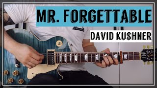 Mr Forgettable  David Kushner  Guitar TutorialLesson  Easy How To Play Chords [upl. by Eudoca]