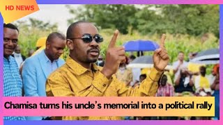 Chamisa turns his uncle’s memorial into a political rally [upl. by Rednav]