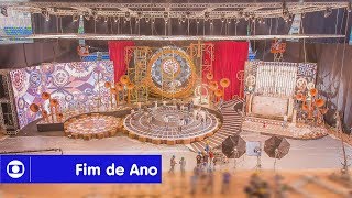 Fim de Ano 2018 timelapse da montagem do cenário [upl. by Lebazej]