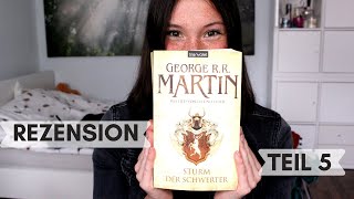 Das Lied von Eis und Feuer  Sturm der Schwerter  Teil 5  George R R Martin  Buchrezension [upl. by Fawn]