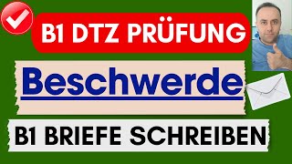 B1 Briefe schreiben  Probleme im Mietshaus  DTZ TELC Gast B1 Beschwerdebrief [upl. by Siddra]