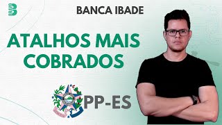 ATALHOS MAIS COBRADOS  BANCA IBADE  CONCURSO POLÍCIA PENALES [upl. by Lemieux31]