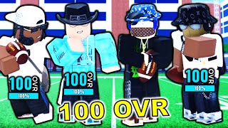 100 OVR GOD SQUAD Takes Over THE PARK Ultimate Football Roblox [upl. by Joane]