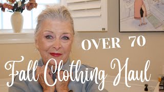 Fall Clothing Haul  OVER 70 BEAUTY  Tops for Your Pants  THOUGHTS ON AGING [upl. by Twelve]