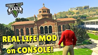 GTA 5 Real Life Mod on PS4 PS5 amp XBOX  How to Play Story Mode [upl. by Akelahs]