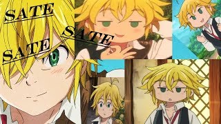 Every quotSate Sate Satequot said by Meliodas in both Season 1amp2  7 Deadly Sins [upl. by Tiffanle]