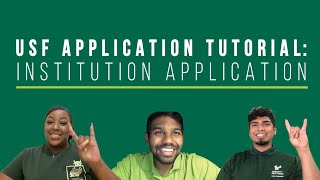 USF Undergraduate Application Tutorial  University of South Florida [upl. by Lorianna]