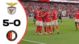 Benfica Vs Feyenoord 50 All Goals Results Extended Highlights Friendly Match [upl. by Sudderth]