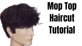 Mop Top Haircut Tutorial  TheSalonGuy [upl. by Enilecram]