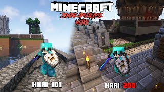 200 Hari di Minecraft Zombie Apocalypse Mutasi [upl. by Brahear847]