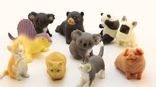 Cute Squishy Squeeze Mochi Toys 3d Kawaii Animals Eco friendly Soft Mochi Squeeze Squishy Cat Toys [upl. by Amsirac929]