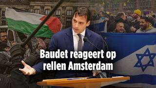 Thierry Baudet reageert op rellen Amsterdam  FVD [upl. by Ailemrac]