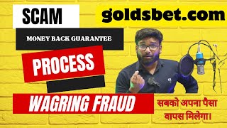 goldsbet scam fraud money back process  goldsbet wagring fraud  get your money back from goldsbet [upl. by Issim]