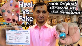 How to Check Real vs Fake Gemstone  Mahalaxmi Enterprise  Borivali West [upl. by Alim]