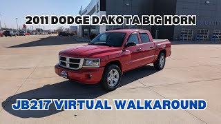 2011 Dodge Ram Dakota Big Horn  JB217 Virtual Walkaround [upl. by Rose]