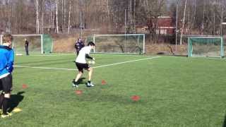 Hurtighet styrke og koordinasjon i fotball med ball [upl. by Peppi879]