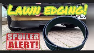 ford capri lawn edging spoiler cheasy diy [upl. by Eelanna]