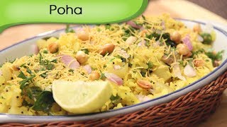 Poha  Cooked Flattened Rice  Quick Indian Breakfast Recipe by Ruchi Bharani [upl. by Zwiebel]