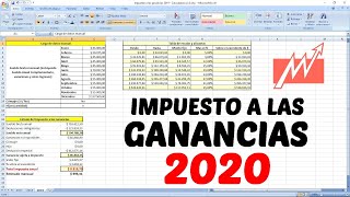 Impuesto a las ganancias  Descargate la calculadora actualizada [upl. by Naejeillib]