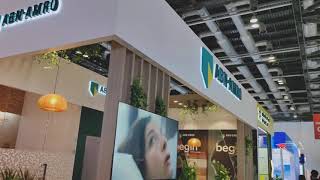 ABN AMRO Bank Booth on Sibos swift finance [upl. by Silvio]