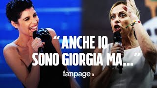 “Anch’io sono Giorgia ma non rompo i cogoni” sfogo della cantante contro Meloni [upl. by Longo535]