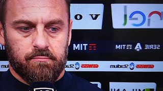 DE ROSSI risponde a Barzagli post Atalanta Roma 21quotNon meritiamo di stare avanti a loroquot [upl. by Atnuahsal960]