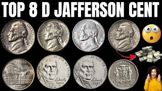 8 Liberty D Jafferson Nickel Five Cent Coins That Are Worth Millions [upl. by Kashden981]