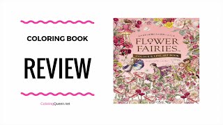 Flower Fairies Coloring Book Review  Cicely Mary Barker [upl. by Calise]