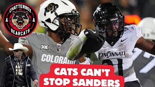 Cincinnati Bearcats Cant Keep Up With Colorado And Coach Prime In 3423 Big 12 Loss [upl. by Dustie857]