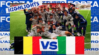 Highlights BelgioItalia 35  Under 17  Campionato Europeo UEFA  Elite Round [upl. by O'Grady]