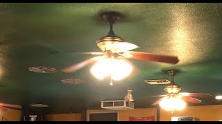 Hampton Bay Northport III Ceiling Fans and a Hampton Bay Lillycrest [upl. by Dekow797]