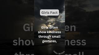 Girl Fact about show kindness 😱😘😲 shorts girlspsycology girlfacts psychology psychologyfacts [upl. by Eimar491]