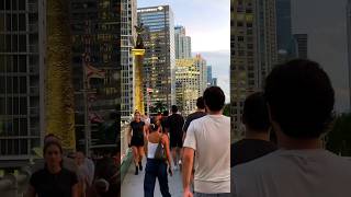 Brickell earthparadise travel nightlife viralvideo nightlife wow blue beautiful vacation [upl. by Eigger]