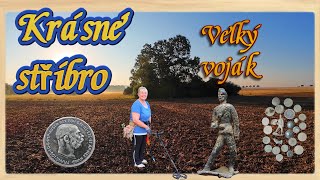 Skvělá nejen stříbrná hledačka vesničan lovecpokladu detektorkovu detectormetal detecting [upl. by Blondelle]